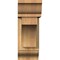 Ekena Millwork Westlake Traditional Rough Sawn Bracket w/ Offset Brace, Western Red Cedar, 6"W x 16"D x 16"H BKT0604X16X16WTL01RWR - alternate 2